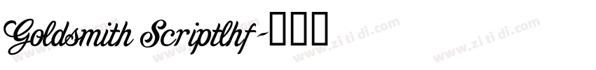 Goldsmith Scriptlhf字体转换